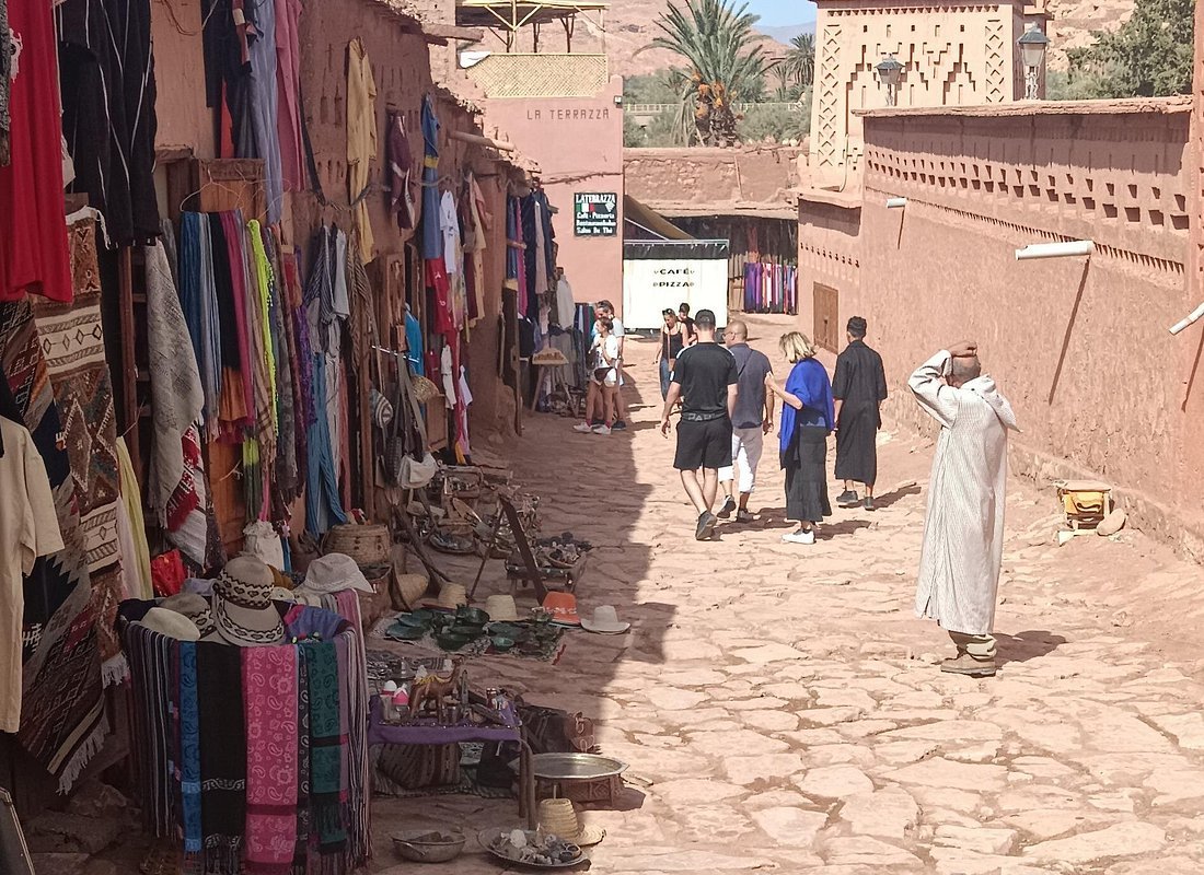 Southern Morocco village on the route to the Sahara